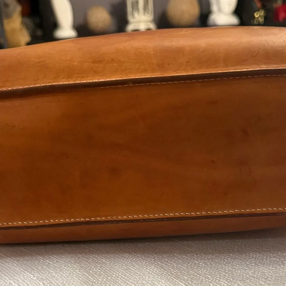 Sam Edelman Cognac Leather Work Tote